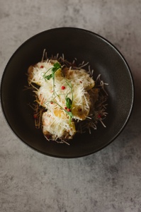 Паста ракушки с морепродуктами 